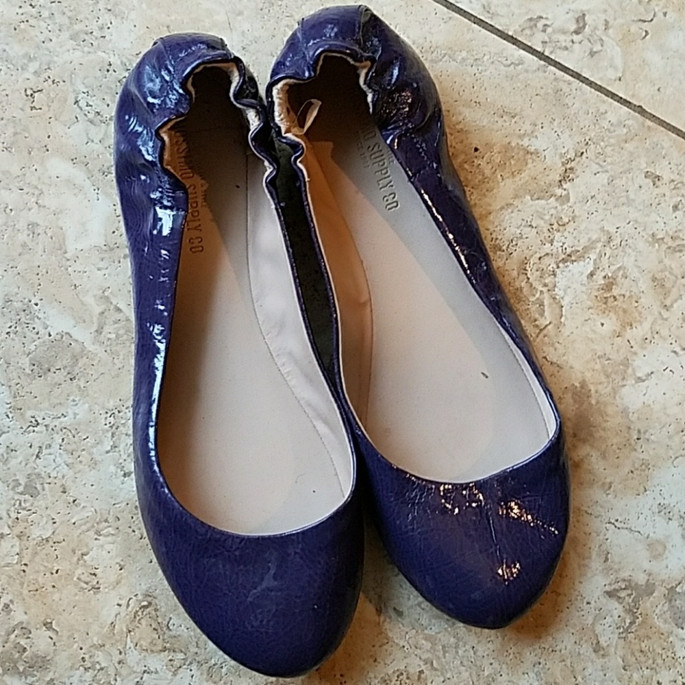 Purple Mossimo flats, size 6.5